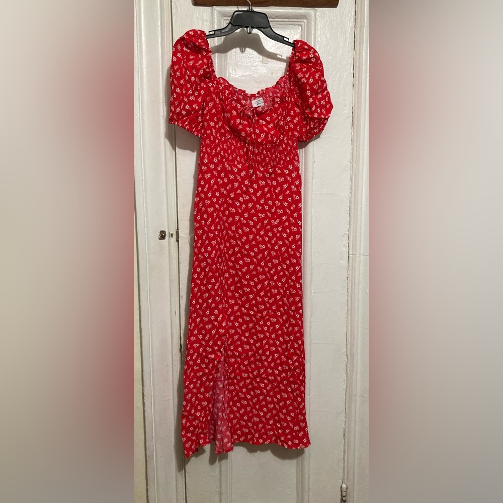 LOS ANGELES ATELIER & OTHER STORIES RED FLORAL XS